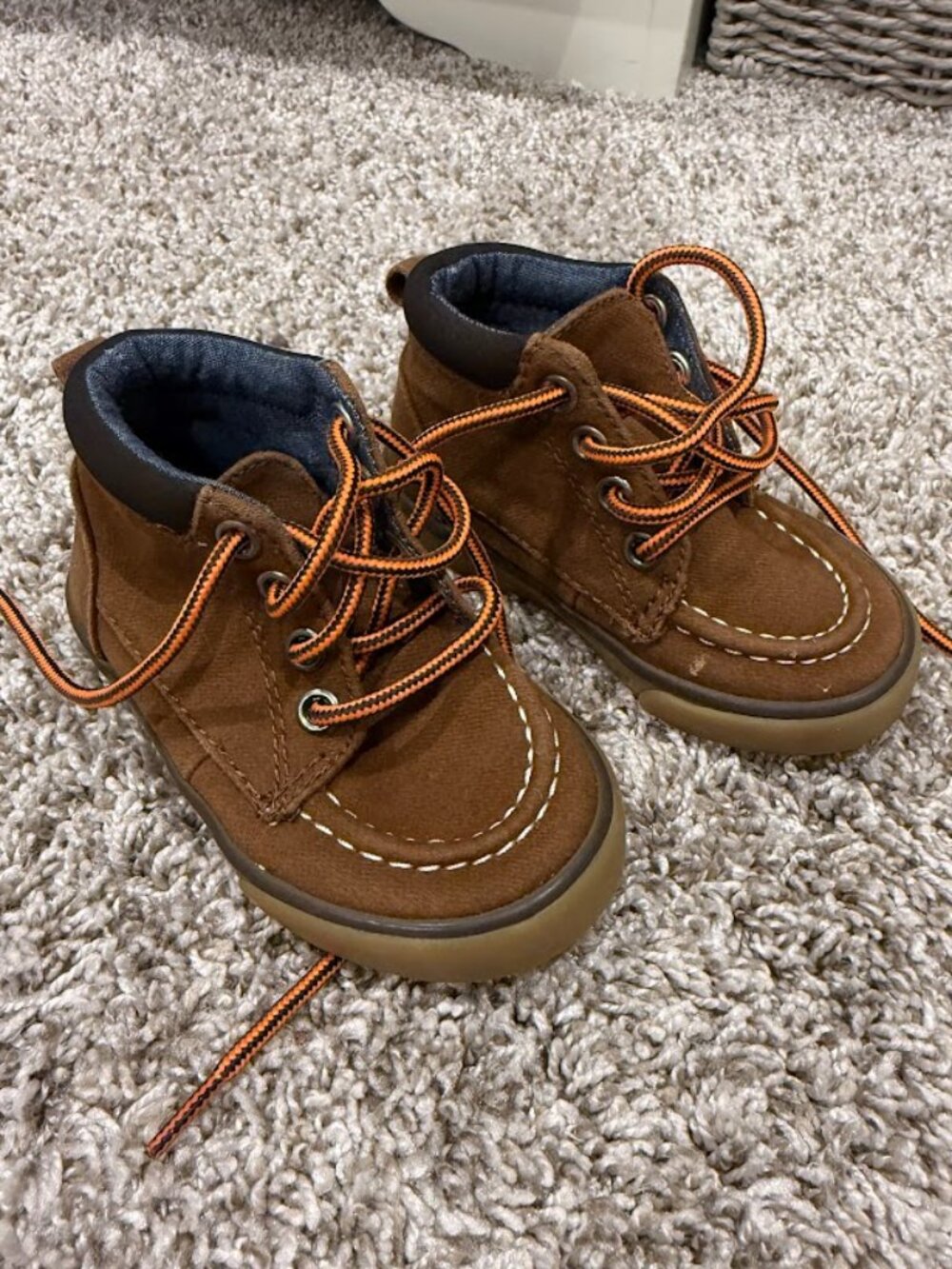 Gymboree Toddler Boy Boat Shoe Boots Size 5